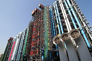 Il centro culturale Pompidou.