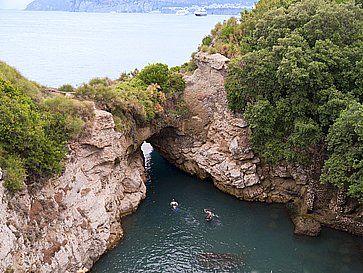 I bagni della regina Giovanna a Sorrento.