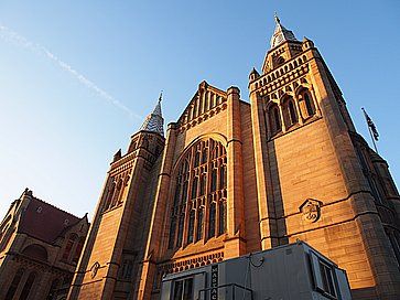 Una chiesa all'Università di Manchester.