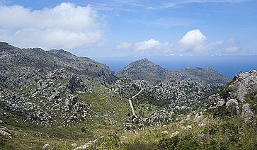 Serra de Tramuntana, a Maiorca.