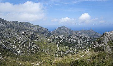 Serra de Tramuntana, a Maiorca.