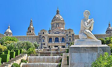 Museo Nazionale di Arte Catalana (MNAC) a Barcellon.