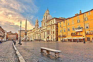 Piazza Navona a Roma.