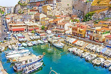 Il Vallon des Auffes a Marsiglia.