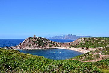 La Spiaggia Torre del Porticciolo vicino ad Alghero.