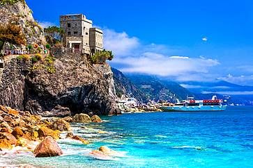 Panoramica di Monterosso al Mare, nelle Cinque Terre.