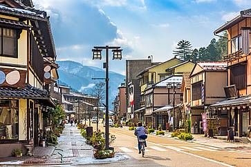 Strade di Yamanaka Onsen.