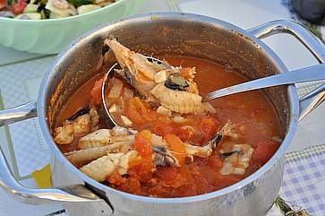 Brudet, zuppa di pesce tradizionale croata.