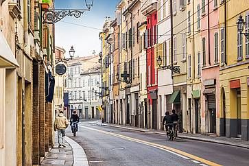 Il centro storico di Parma.