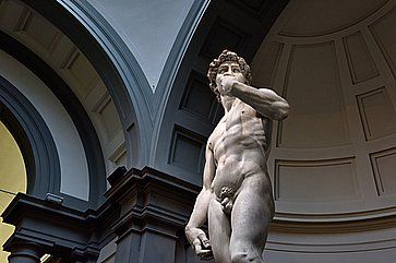 Il David di Michelangelo.