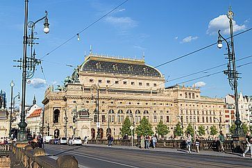 Il Teatro Nazionale di Praga.