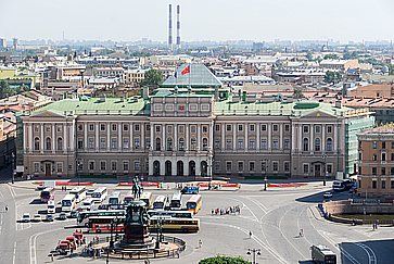 Palazzo imperiale Mariinsky a San Pietroburgo.