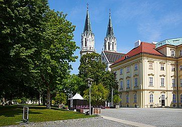 Il monastero Stift di Klosterneuburg vicino a Vienna.