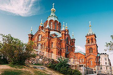 La Cattedrale della Dormizione ad Helsinki.