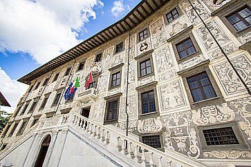 L'università a Piazza dei Cavalieri, Pisa.