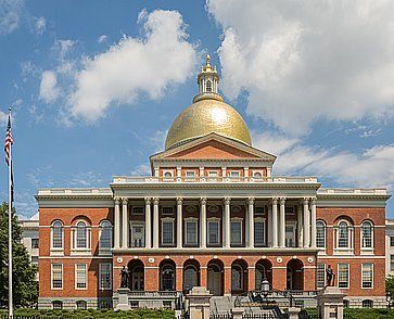 La Massachusetts State House.