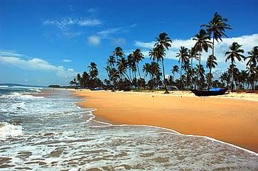 Una delle spiagge di Goa.