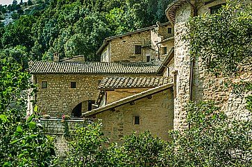 L'Eremo delle Carceri ad Assisi.