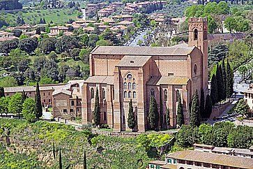 La Basilica di San Domenico a Siena.