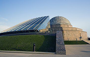 Planetario Adler nel centro di Chicago.