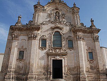 la Chiesa di San Francesco D'Assisi a Matera.