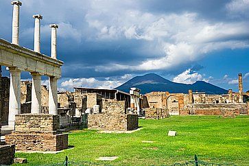 Le rovine di Pompei.