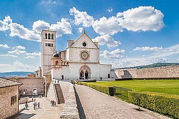 La Basilica di San Francesco d'Assisi.