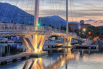 Ponte di Thaon di Revel nel porto di La Spezia.