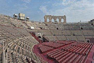 L'interno dell'Arena di Verona.