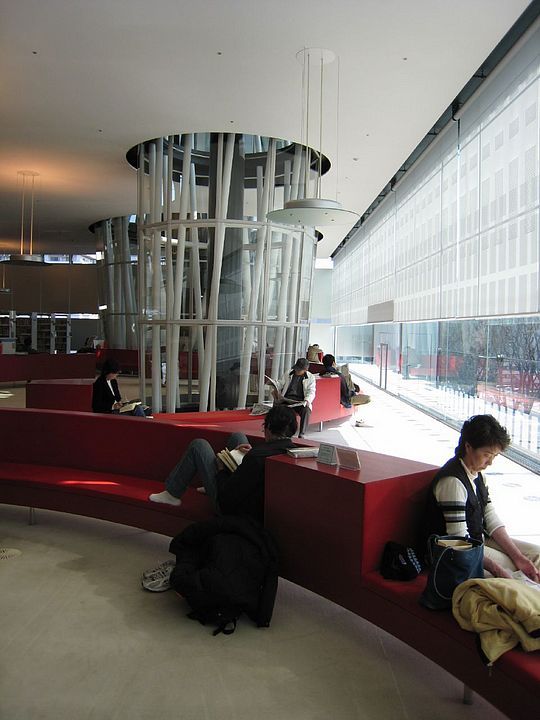 Mediateca di Sendai all'interno