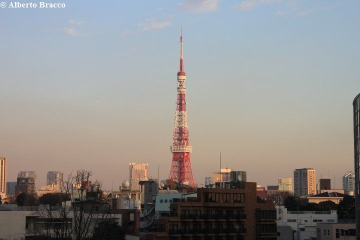 La Tokyo Tower al tramonto