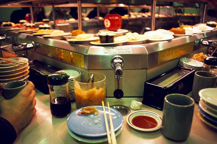 Kaiten Sushi in Giappone