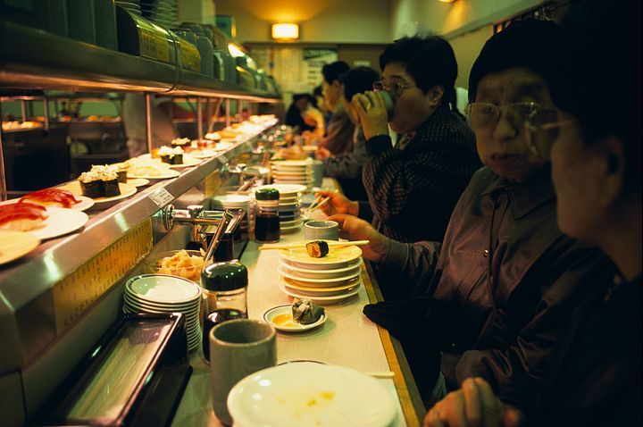 Kaiten Sushi in Giappone