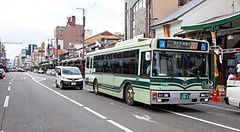 Autobus a Kyoto
