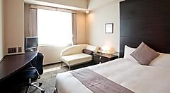 Stanza al Citadines Central Hotel di Shinjuku.
