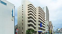 Esterno dell'hotel Flexstay a Tokyo.