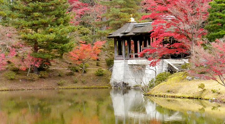 La Villa Imperiale Shugakuin in autunno.