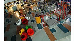 Gli interni del museo di scienze e planetario di Bangkok.