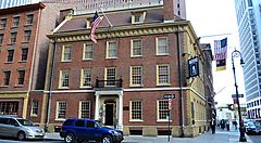 Il Fraunces Tavern Museum all'esterno.