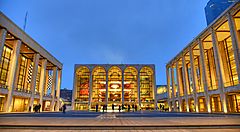 Il Lincoln Center a Manhattan.
