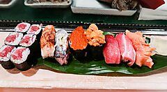 Sushi misto da Iso Sushi.