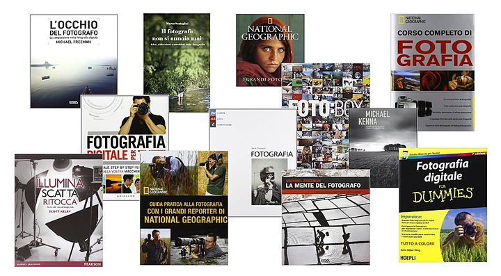 Varie copertine di libri di fotografia.