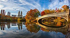 Foliage autunnale a Central Park.