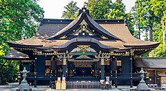 Il Santuario Katori immerso nella natura circostante.