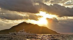Panorama delle Isole Senkaku.