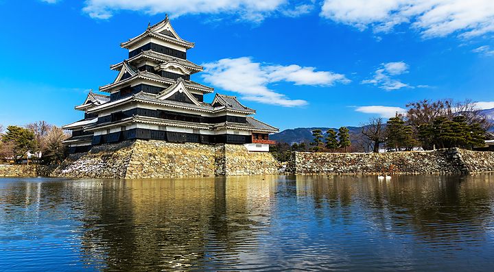 Il castello di Matsumoto.