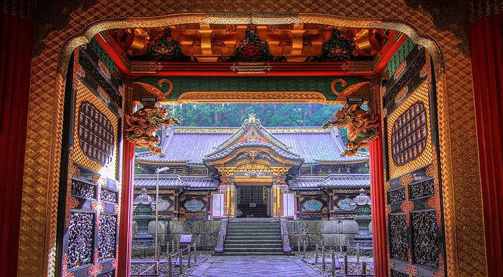 Ingresso di un tempio a Nikko.