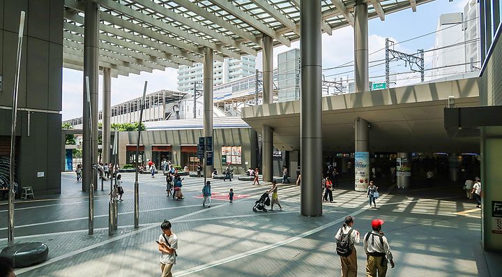 Centro commerciale nei pressi della stazione di Futako Tamagawa.