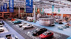 Auto in esposizione al Museo Toyota a Nagoya.
