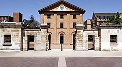 L'edificio storico delle Hyde Park Barracks a Sydney.